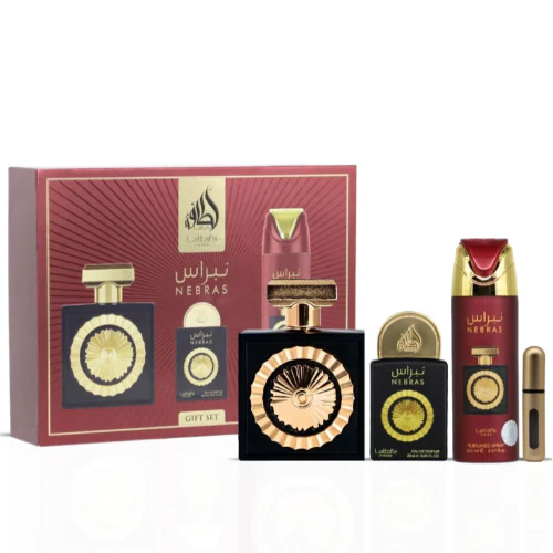 Geschenkset Lattafa Pride/ Nebras Eau de Parfum 100ml + 200ml + 20ml
