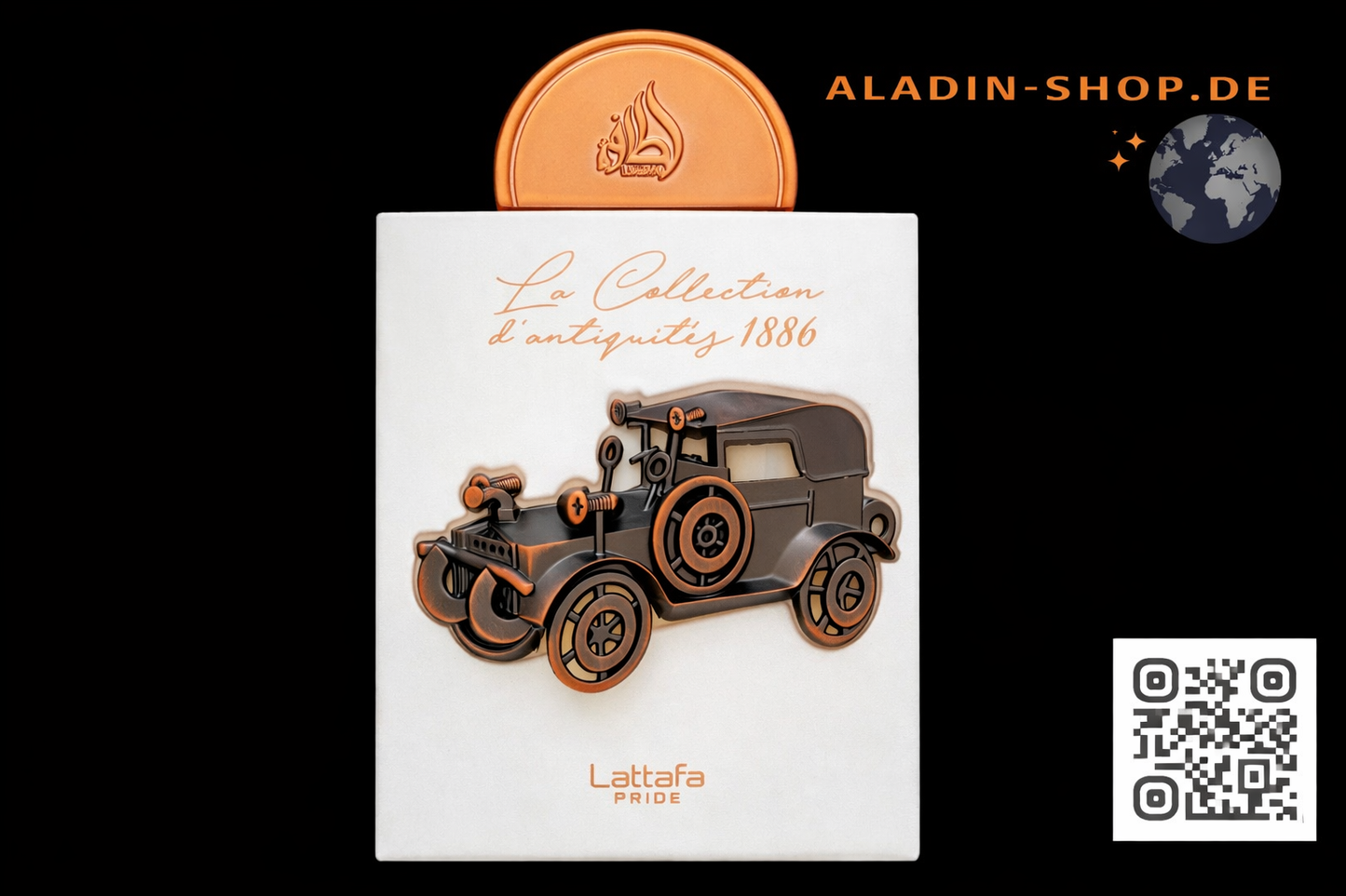 Lattafa Pride La Collection D'Antiquités 1886Car – Eau de Parfum 100 ml (Unisex)