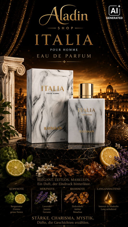 Rayhaan Italia Eau de Parfum 100 ml Herren