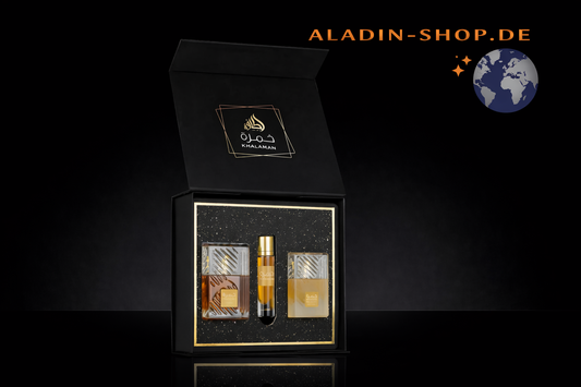 Lattafa Khamrah Geschenkset – 3-teilig