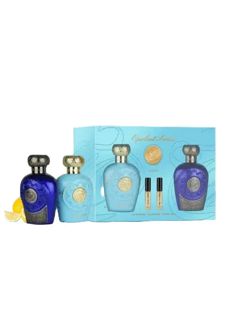 Lattafa Opulent Dubai & Blue Oud Elixir – Eau de Parfum Set (2x100 ml, Unisex) Das perfekte Set