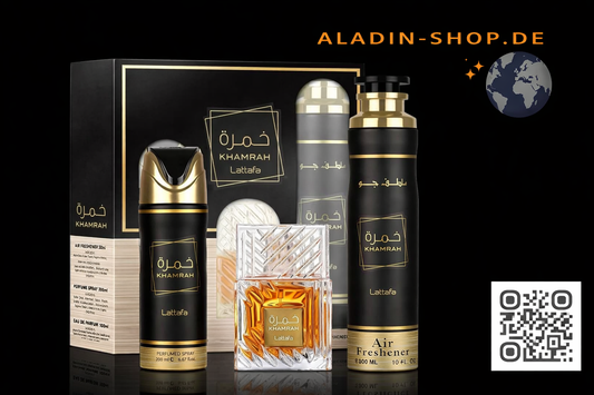 Lattafa Khamrah Geschenkset – 3-teilig