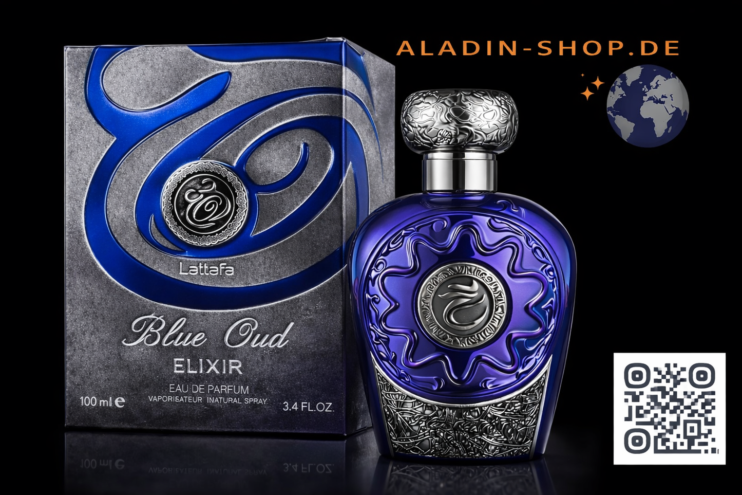 Lattafa Blue Oud Elixir – Eau de Parfum 100 ml (Unisex)