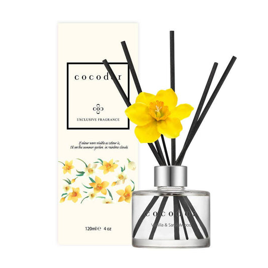 Cocodor Narzissen-Diffusor 120 ml mit Vanille & Sandelholz