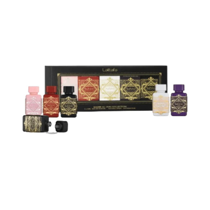 Lattafa Badee Al Oud Mini-Kollektion – 5 x 5 ml (Unisex)