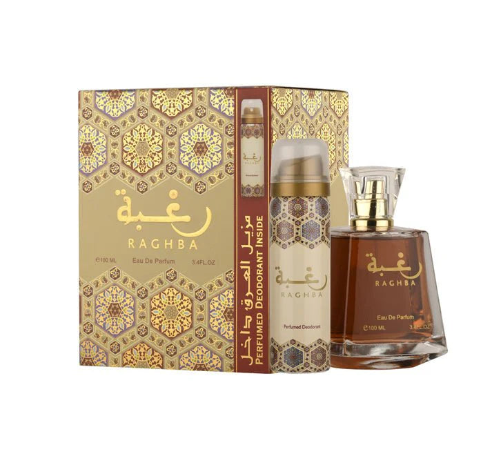 Lattafa Raghba – Eau de Parfum 100 ml + Deodorant (Unisex)