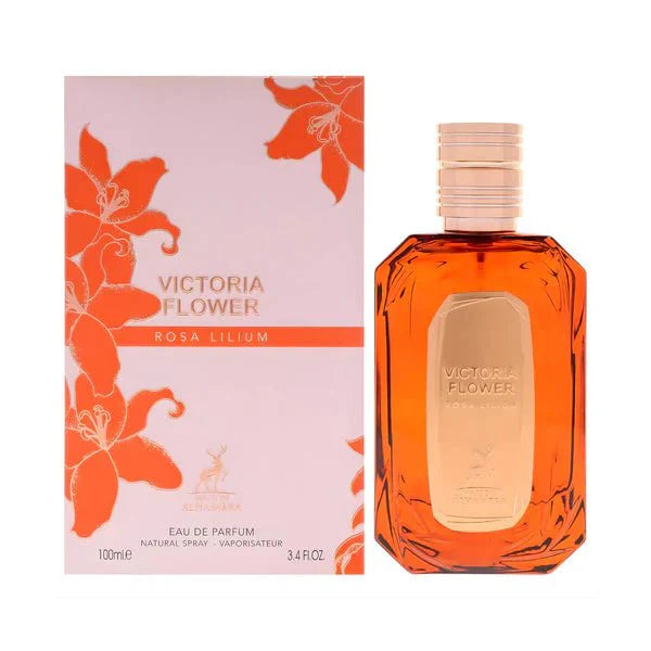 Maison Alhambra Victoria Flower Rosa Lilium Eau de Parfum – 100 ml Damenduft